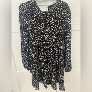 Boho tiered ruffle dress